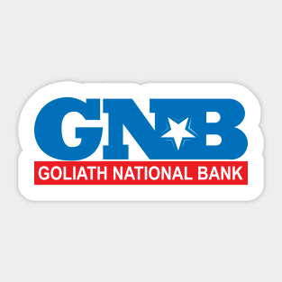 GNB - Goliath National Bank Sticker